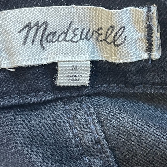 Madewell Skinny Overalls In Lunar Wash Black Denim - Picture 8 of 13